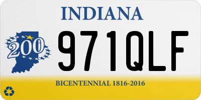IN license plate 971QLF