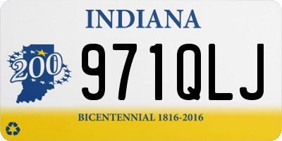 IN license plate 971QLJ