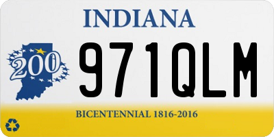 IN license plate 971QLM