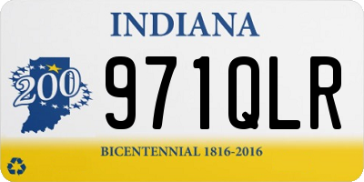 IN license plate 971QLR