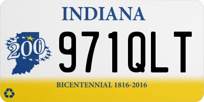 IN license plate 971QLT