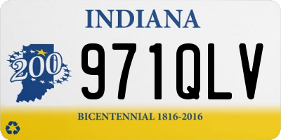 IN license plate 971QLV