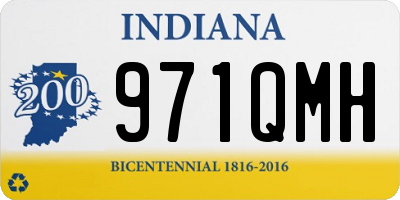 IN license plate 971QMH