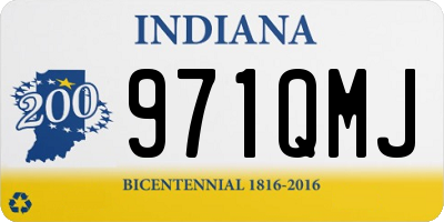 IN license plate 971QMJ