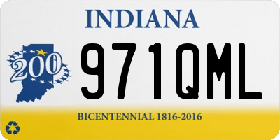 IN license plate 971QML
