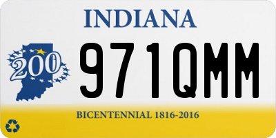 IN license plate 971QMM