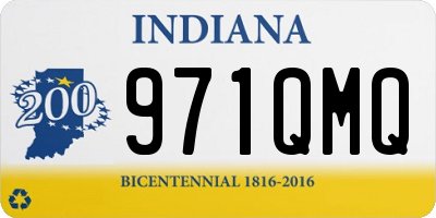 IN license plate 971QMQ