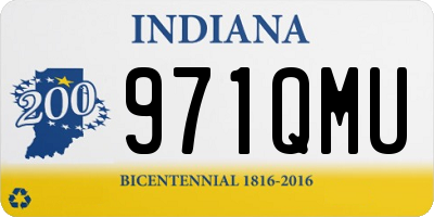 IN license plate 971QMU
