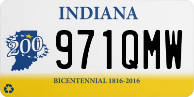IN license plate 971QMW