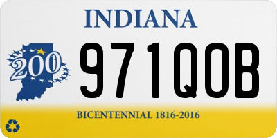 IN license plate 971QOB