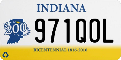 IN license plate 971QOL