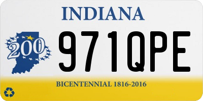 IN license plate 971QPE