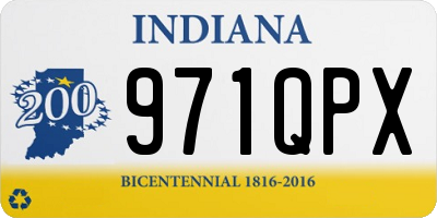 IN license plate 971QPX