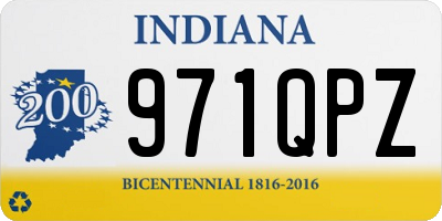 IN license plate 971QPZ