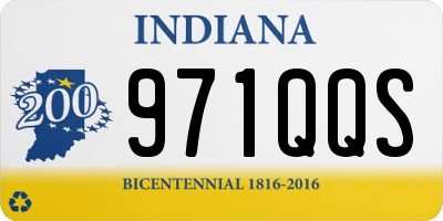 IN license plate 971QQS