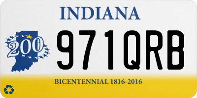 IN license plate 971QRB