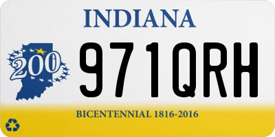IN license plate 971QRH