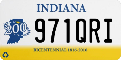 IN license plate 971QRI