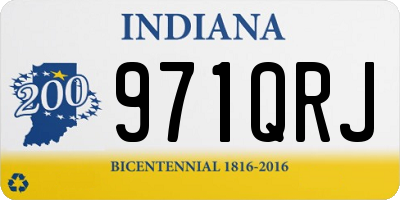 IN license plate 971QRJ