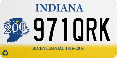 IN license plate 971QRK