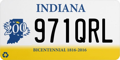 IN license plate 971QRL
