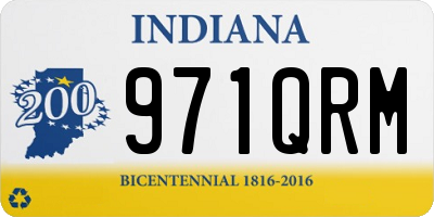 IN license plate 971QRM