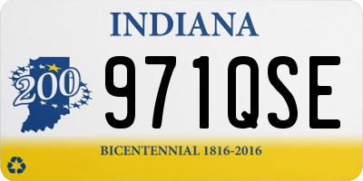 IN license plate 971QSE