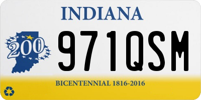 IN license plate 971QSM
