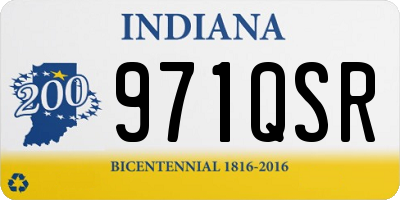 IN license plate 971QSR