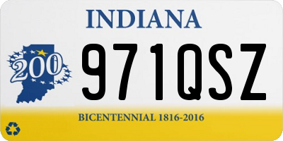 IN license plate 971QSZ