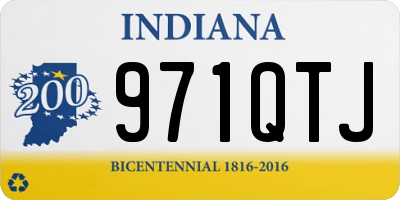 IN license plate 971QTJ