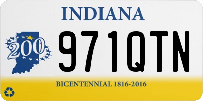 IN license plate 971QTN