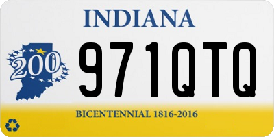 IN license plate 971QTQ