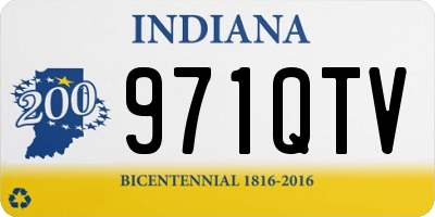 IN license plate 971QTV