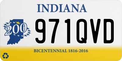 IN license plate 971QVD