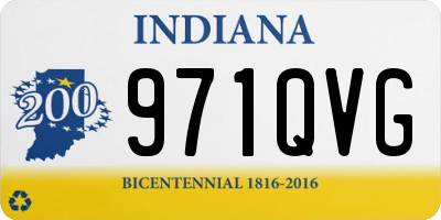 IN license plate 971QVG
