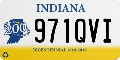 IN license plate 971QVI