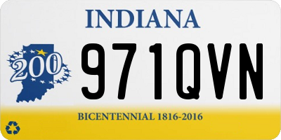 IN license plate 971QVN