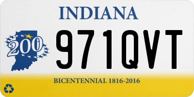 IN license plate 971QVT