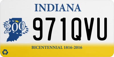 IN license plate 971QVU