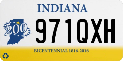IN license plate 971QXH