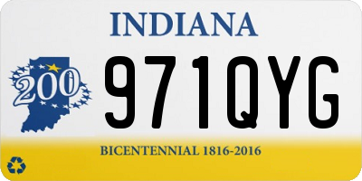 IN license plate 971QYG