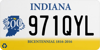 IN license plate 971QYL