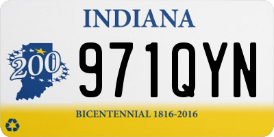 IN license plate 971QYN