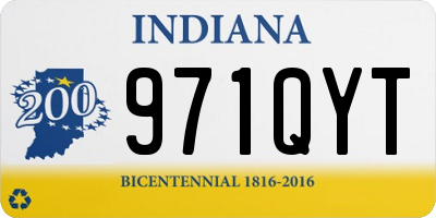 IN license plate 971QYT