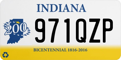 IN license plate 971QZP