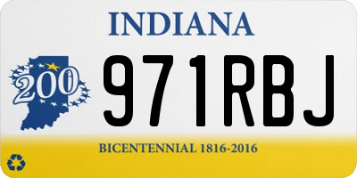 IN license plate 971RBJ