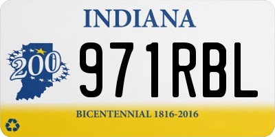 IN license plate 971RBL