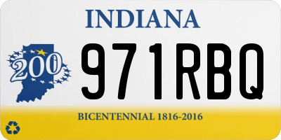 IN license plate 971RBQ