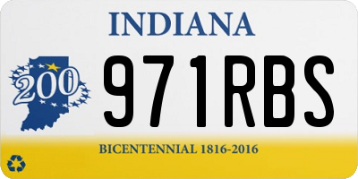 IN license plate 971RBS